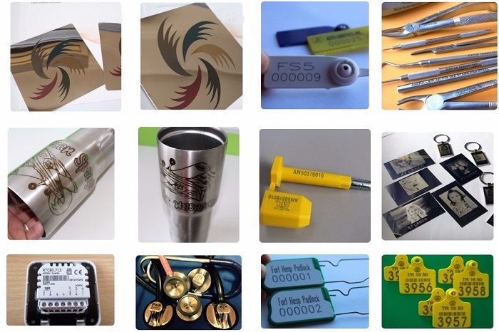 All-in-one laser marking machine. Sample-1